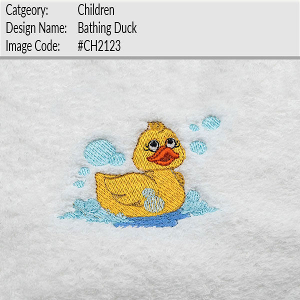 Hooded Baby Towel Embroidery