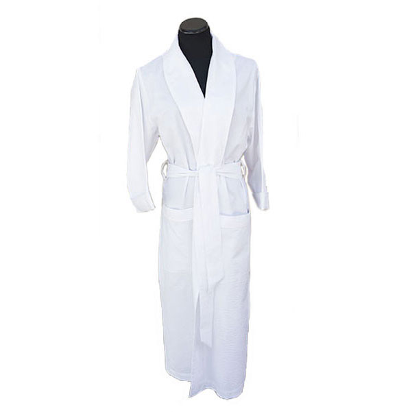 Unisex Seersucker Robe