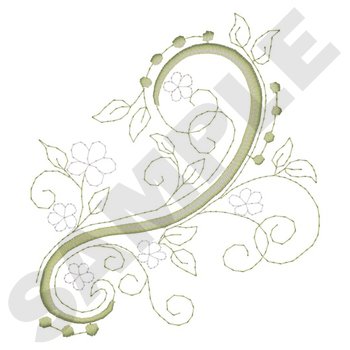 FL1695 Floral Swirl