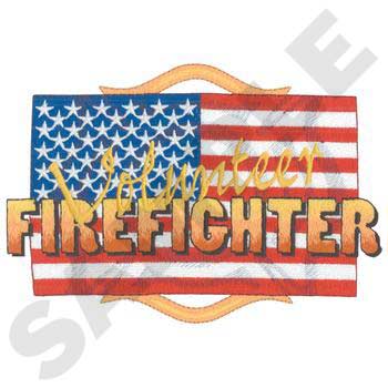 #FR0122 Firefighter - Firefighting Embroidery - Jan de Luz Linens