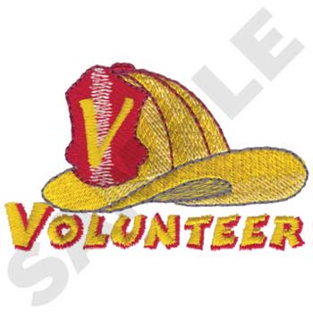 #FR0143 Volunteer - Firefighting Embroidery - Jan de Luz Linens