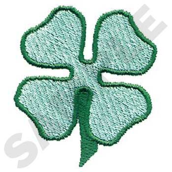 HY0042 Four Leaf Clover - St. Patrick's Day Embroidery