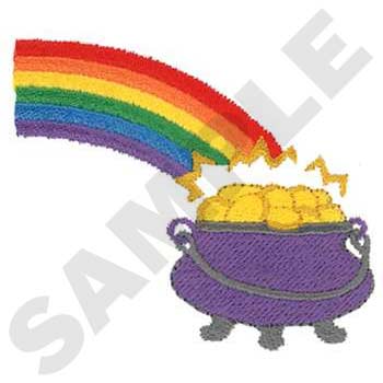 HY0057 Pot Of Gold 2 - St. Patrick's Day Embroidery