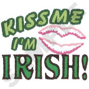 HY0103 Kiss Me Im Irish - St. Patrick's Day Embroidery