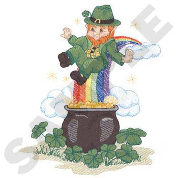 HY0326 Leprechaun - St. Patrick's Day Embroidery