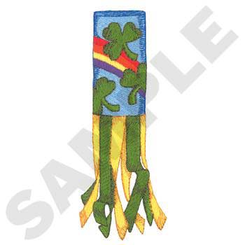 HY0358 St Patrick Wind Sock - St. Patrick's Day Embroidery