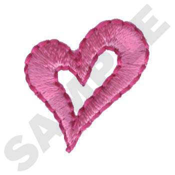 HY0469 Heart Accent - Valentine Embroidery - Jan de Luz Linens