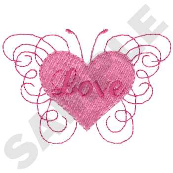 HY0613 Love Bug - Valentine Embroidery - Jan de Luz Linens