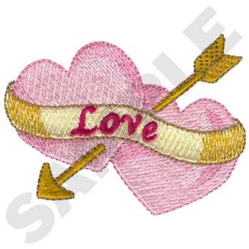 HY0617 Valentine Heart - Valentine Embroidery - Jan de Luz Linens