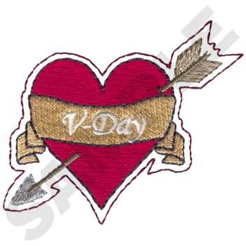 HY0770 Valentine - Valentine Embroidery - Jan de Luz Linens
