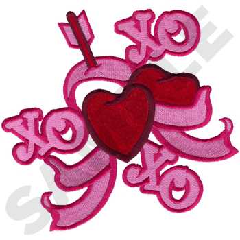 HY0797 Valentines Day 3 - Valentine Embroidery - Jan de Luz Linens