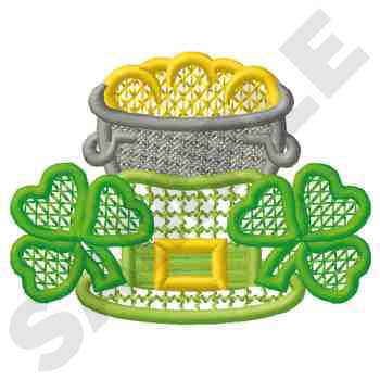 HY0831 Pot Of Gold - St. Patrick's Day Embroidery