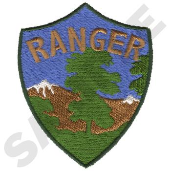 #SR0367 Ranger Badge - Military Embroidery - Jan de Luz Linens