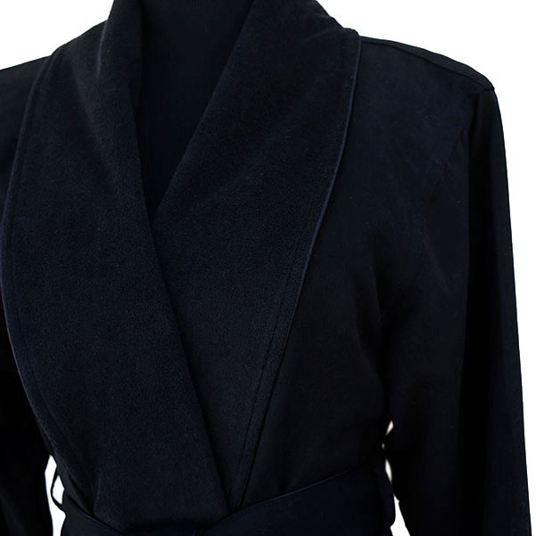 Microfiber Robes - Black - Jan De Luz Linens