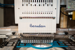 Barudan Embroidery Machine - Sewing Department - Jan de Luz Linens