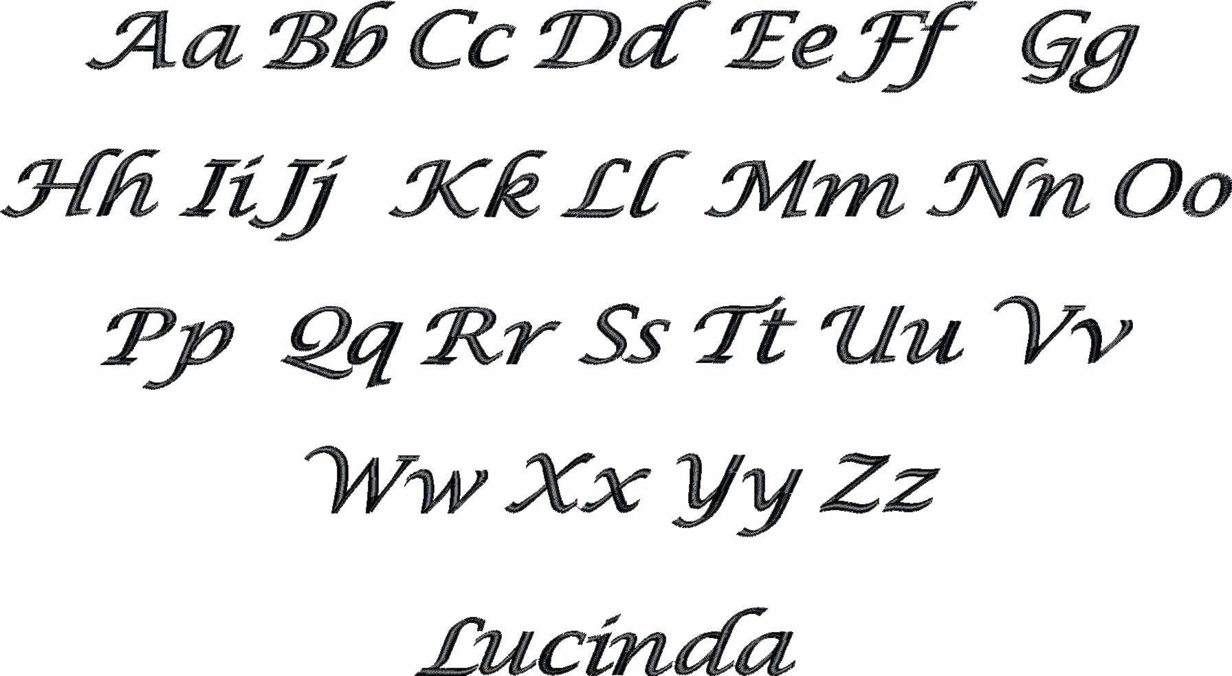Add lucida calligraphy font to my computer cricut design space
