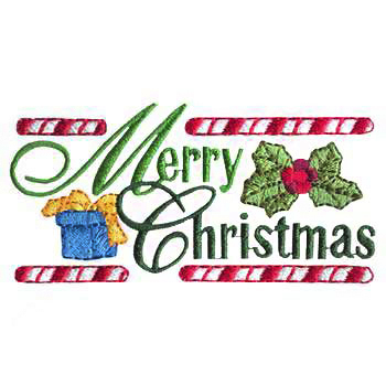 #XM0967 Merry Christmas - Christmas Embroidery - Jan de Luz Linens