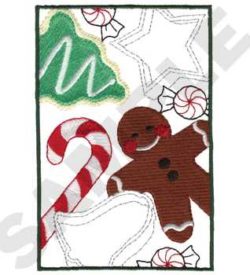 XM1233 Christmas Cookies - Christmas Embroidery - Jan de Luz Linens