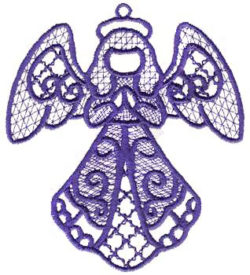 #XM1344 Angel Cross Hatch - Cross Hatch Embroidery - Jan de Luz Linens