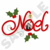 #XM2135 Noel - Christmas Embroidery - Jan de Luz Linens