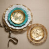White Ruffle Dinner Plate