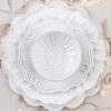White Ruffle Dinner Plate