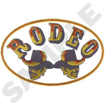 #HR1087 Rodeo - Western themed Embroidery - Jan de Luz Linens