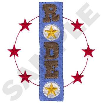 #HR1148 Rodeo - Western themed Embroidery - Jan de Luz Linens