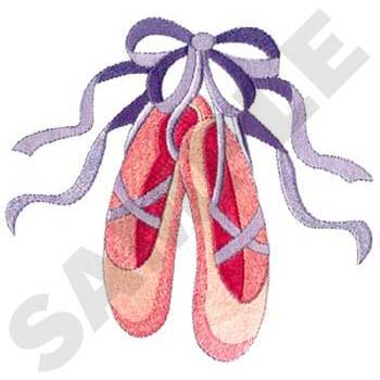 SP0783 Ballet Shoes - Ballet Embroidery