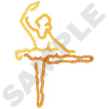 SP0861 Ballerina - Ballet Embroidery - Jan de Luz Linens