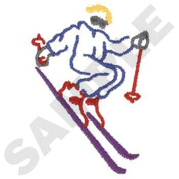 SP1733 - Skiing Embroidery