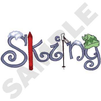 SP2883 - Skiing Embroidery