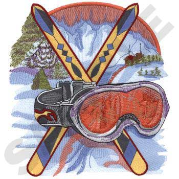 SP3031 - Skiing Embroidery