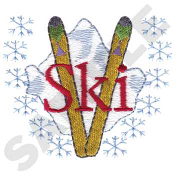 SP4673 - Skiing Embroidery