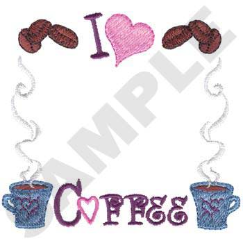 I Love Coffee Frame FD0180