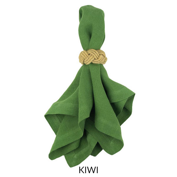 Washed Linen Napkin - Kiwi - Jan de Luz Linens
