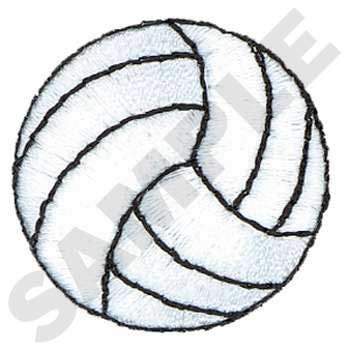 Volleyball 2 #SP0523 - Volleyball Embroidery - Jan de Luz Linens