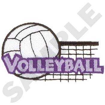 Volleyball 4 #SP1460 - Volleyball Embroidery - Jan de Luz Linens