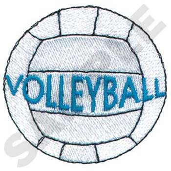 Volleyball 7 #SP0473 - Volleyball Embroidery - Jan de Luz Linens