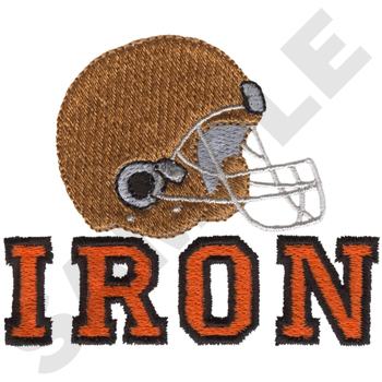 Iron Football Helmet  #SP5155