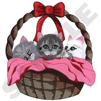 Basket Of Kittens DG0555