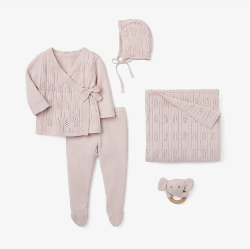 Baby Girl Gift Set 100% Cotton - Jan de Luz Linens