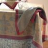 Versailles Napkins in Smoke Grey and Gold - Image 3