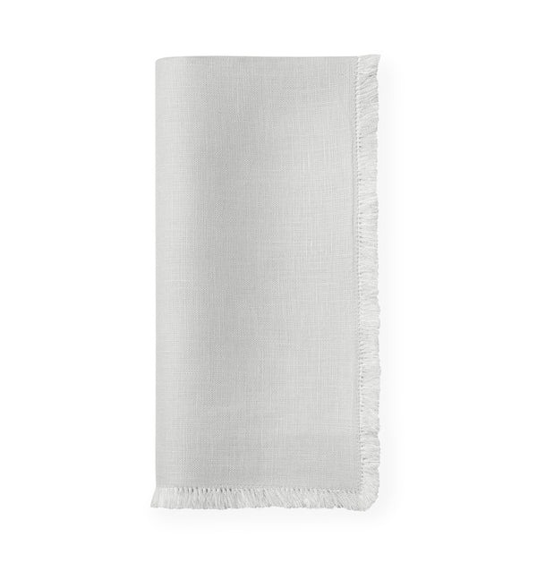 light grey napkin