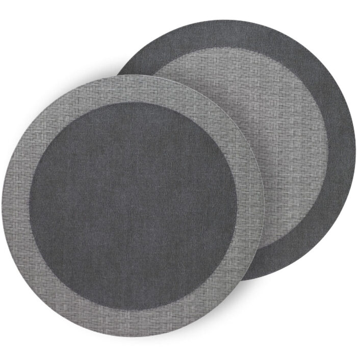 grey reversible vinyl placemat